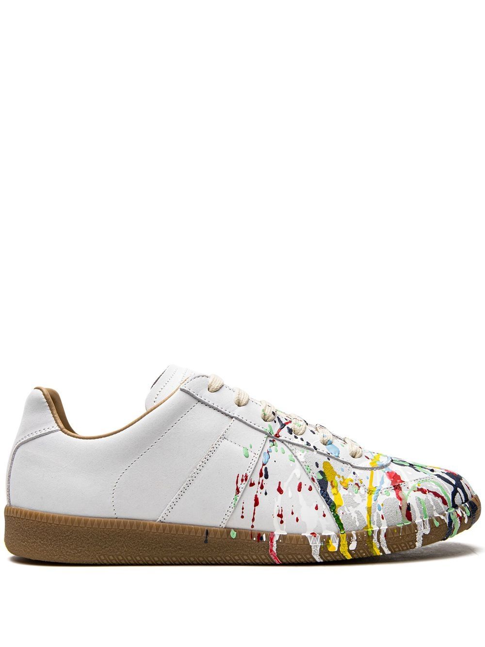 Maison Margiela Replica Paint 低帮运动鞋 - 白色