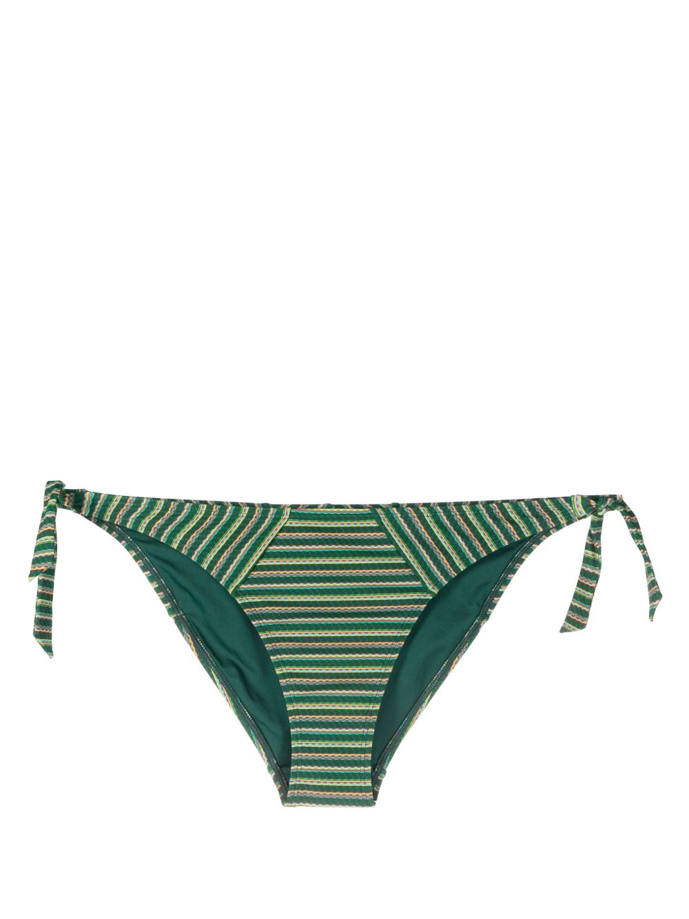 Marlies Dekkers Holi Vintage 条纹比基尼三角裤 - 绿色