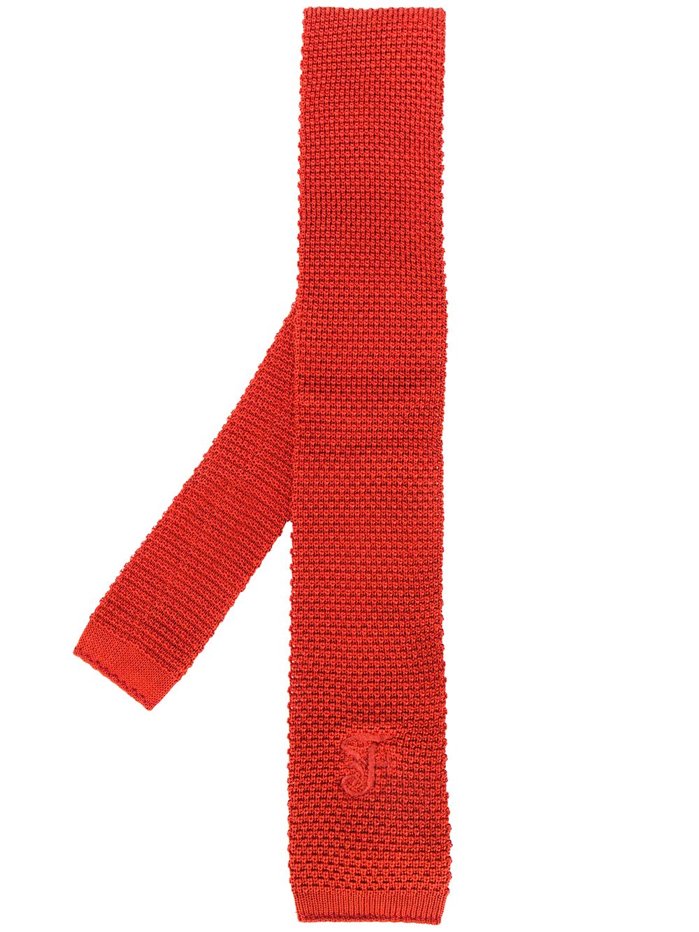 Gianfranco Ferré Pre-Owned logo针织领带 - 红色