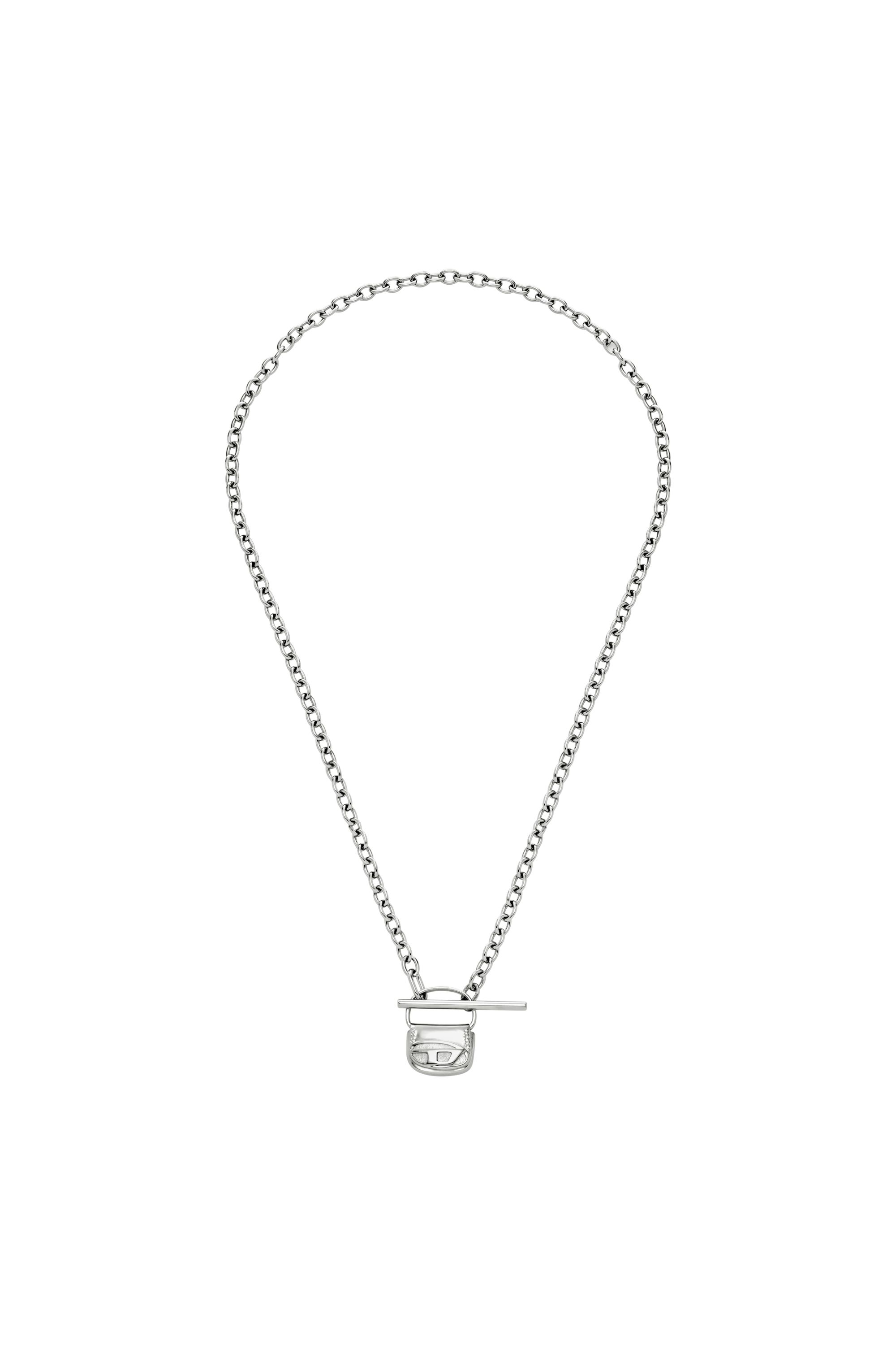 Diesel - Stainless Steel Necklace - Necklaces - Unisex - Silver