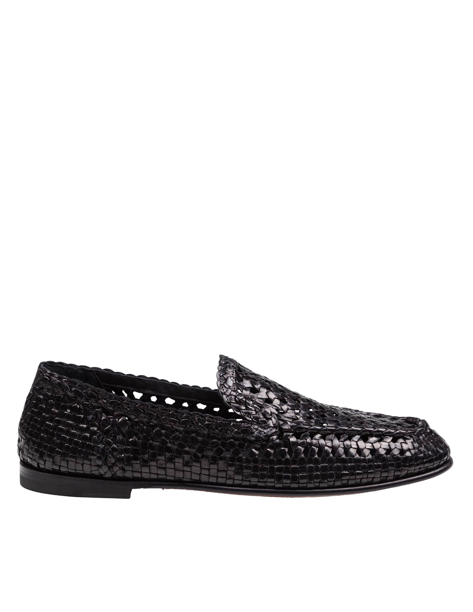 Dolce & Gabbana 光面山羊皮拖鞋