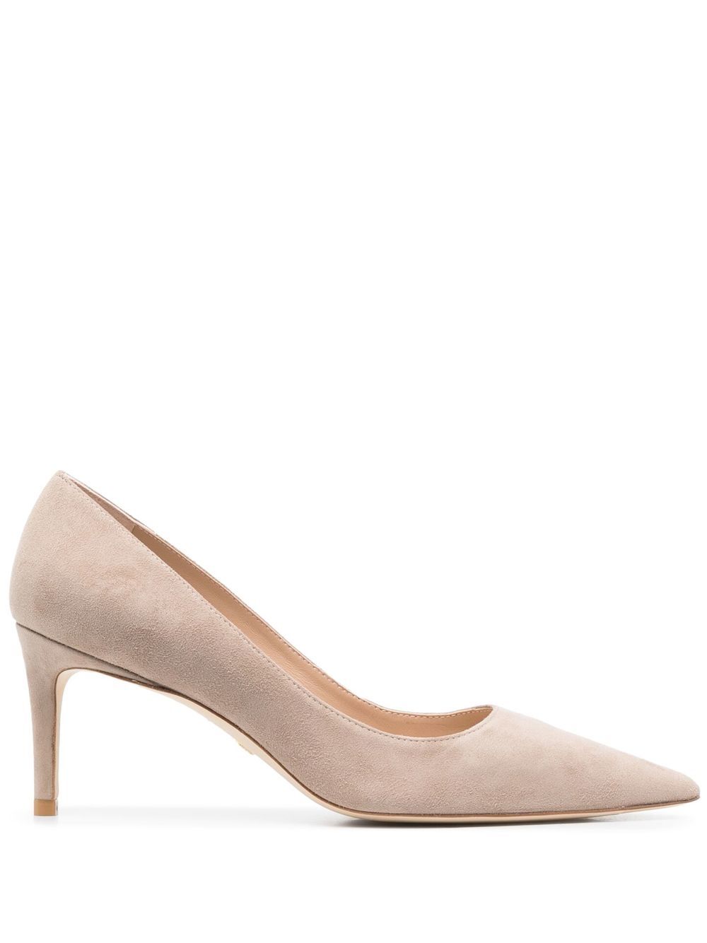 Stuart Weitzman Sue 尖头中跟鞋 - 中性色