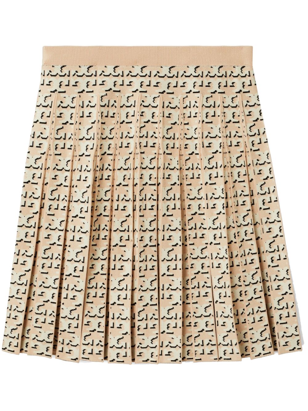 Tory Burch T 经典logo褶饰半身裙 - 中性色