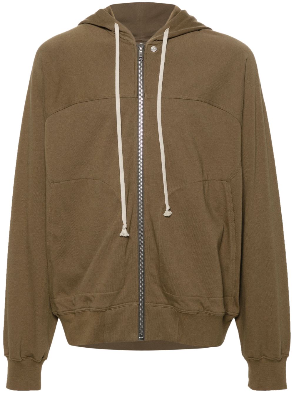 Rick Owens Windbreaker 平纹针织连帽衫 - 绿色