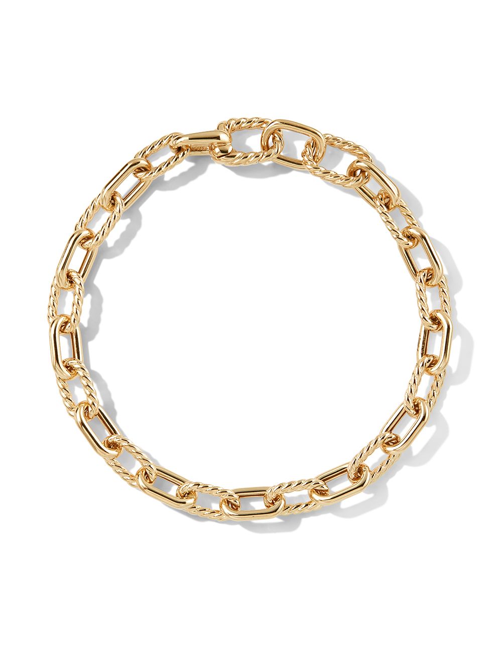 David Yurman 18K黄金 DY Madison 链式手链 - 金色