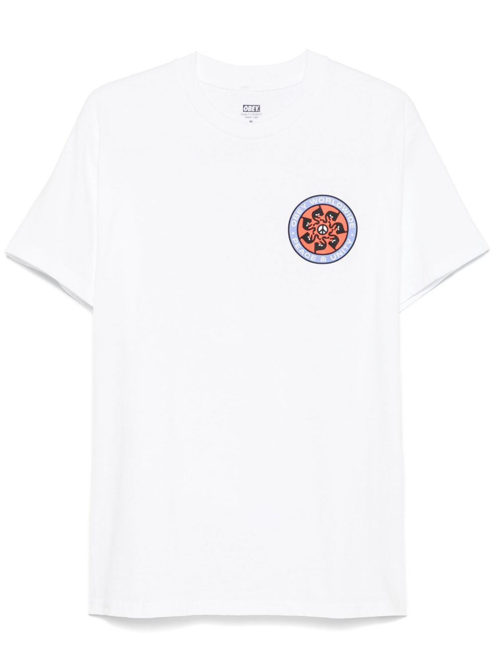 Obey Peace Wheel T恤 - 白色