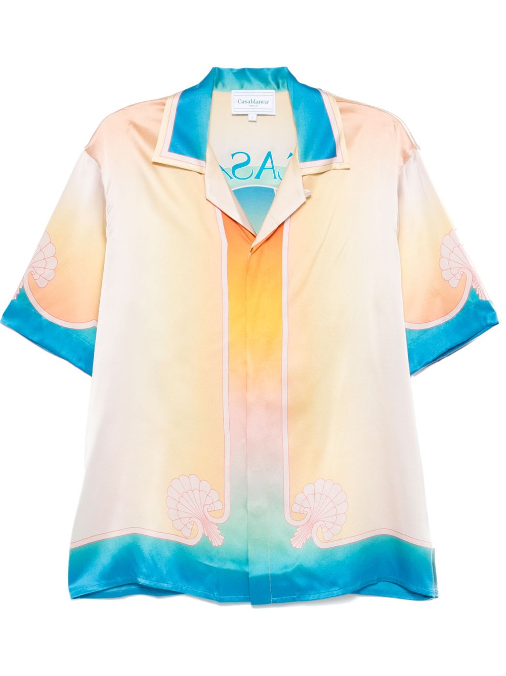 Casablanca L'Arc Coloré 衬衫 - 黄色
