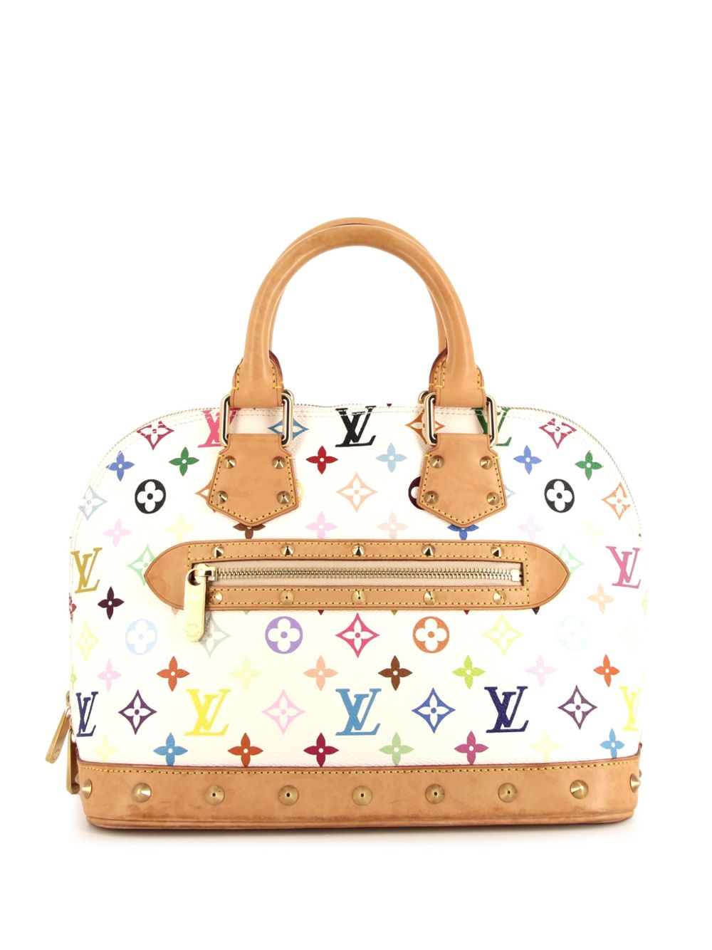 Louis Vuitton Pre-Owned x Takashi Murakami Alma PM 手提包（2004年典藏款） - 白色