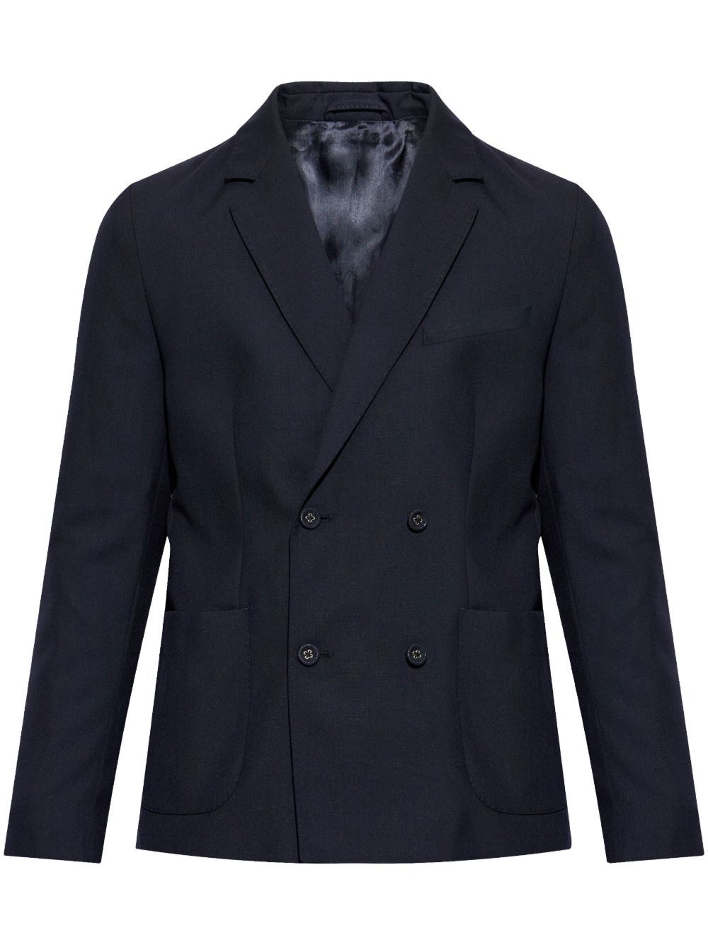 Officine Generale 双排扣西装夹克 - 蓝色
