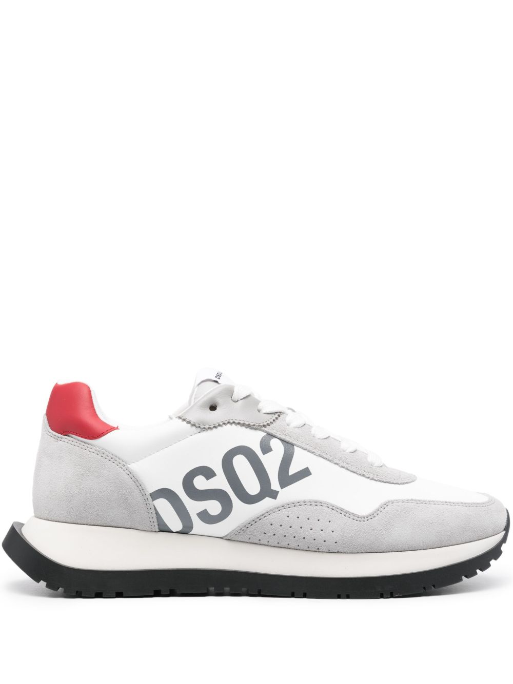 DSQUARED2 Running 皮质运动鞋 - 白色
