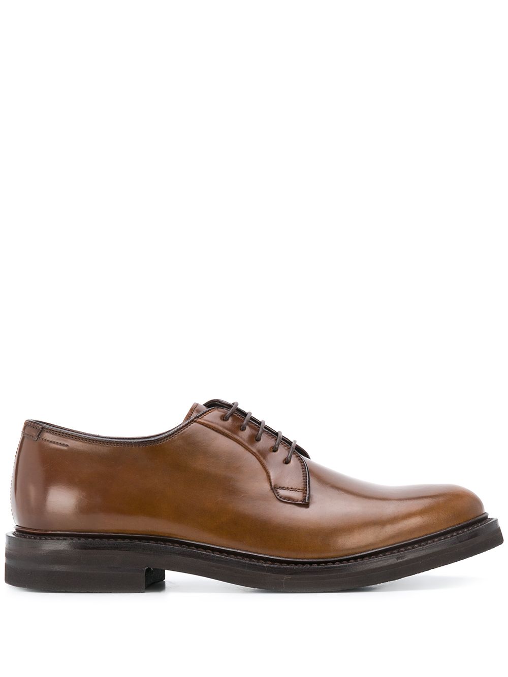 Brunello Cucinelli Cordovan 德比鞋 - 褐色