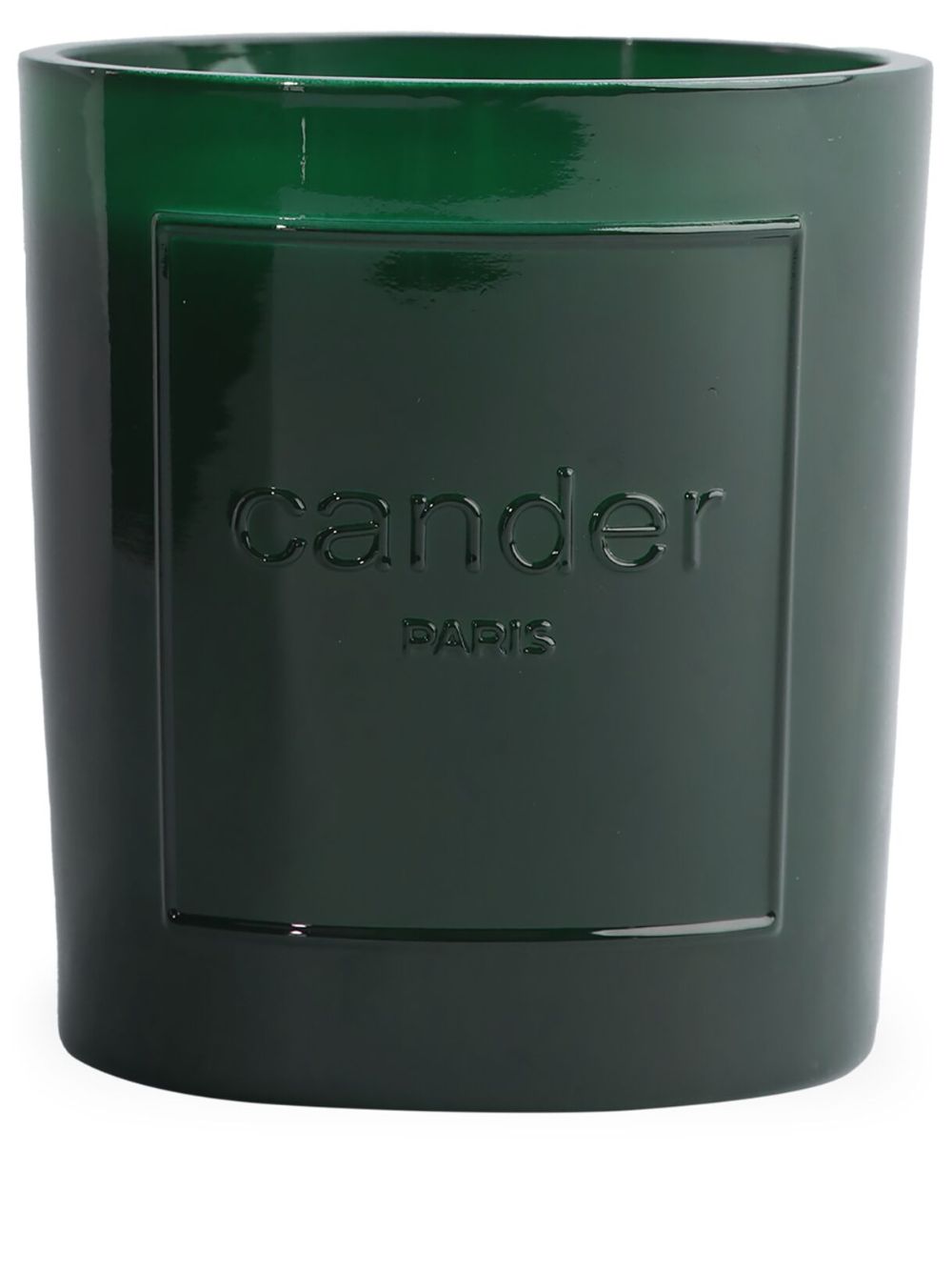 Cander Rue Vertbois logo压纹蜡烛 - 绿色