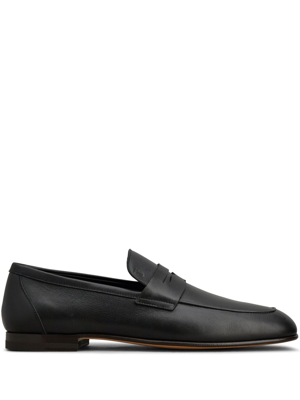 Tod's 皮质乐福鞋 - 黑色