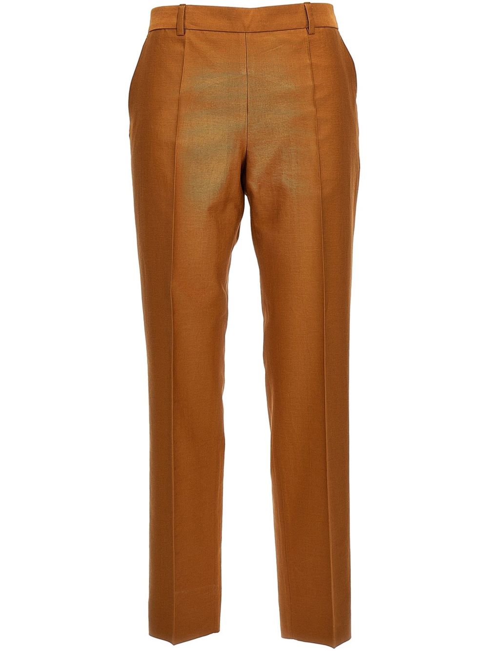 Alberto Biani straight trousers - 褐色