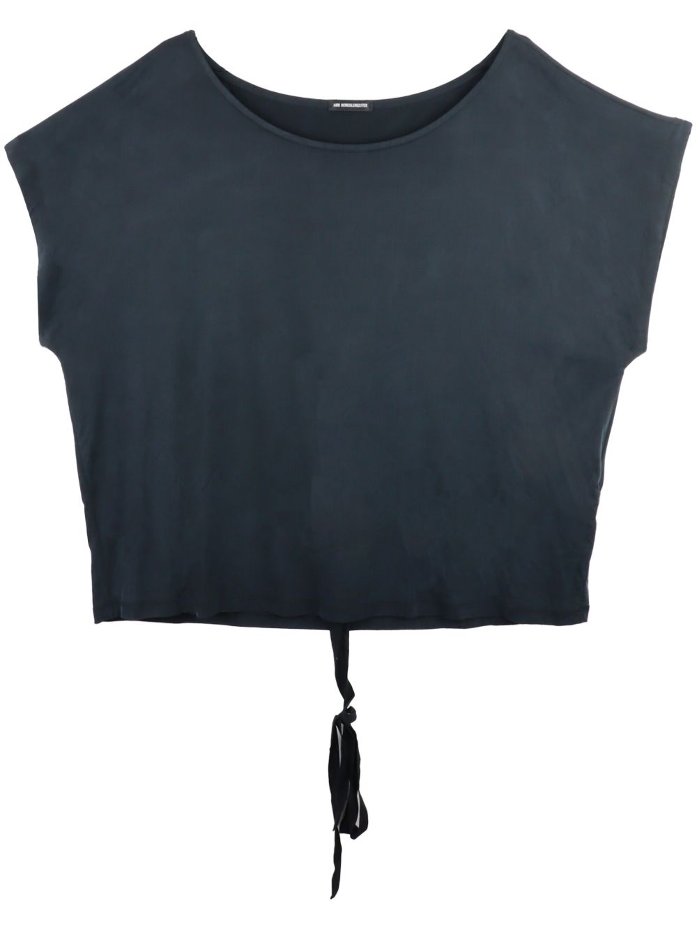 Ann Demeulemeester Justine 不对称上衣 - 黑色