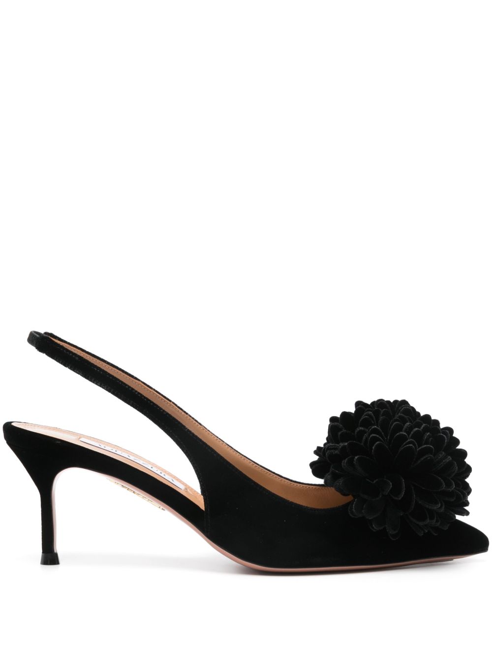 Aquazzura Couturier 裹踝中跟鞋（6.5厘米） - 黑色