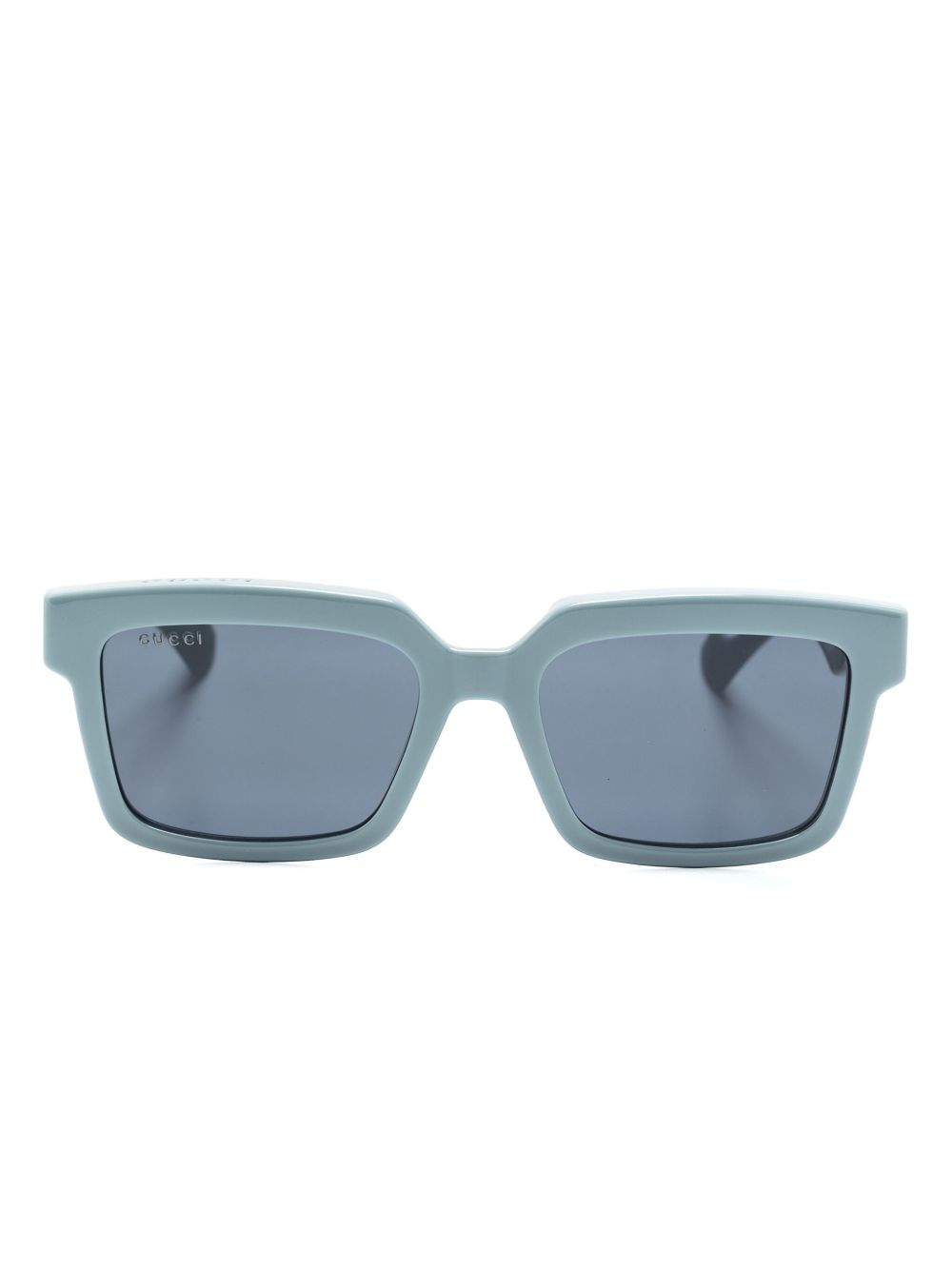 Gucci Eyewear 可替换镜片长方形镜框眼镜 - 蓝色