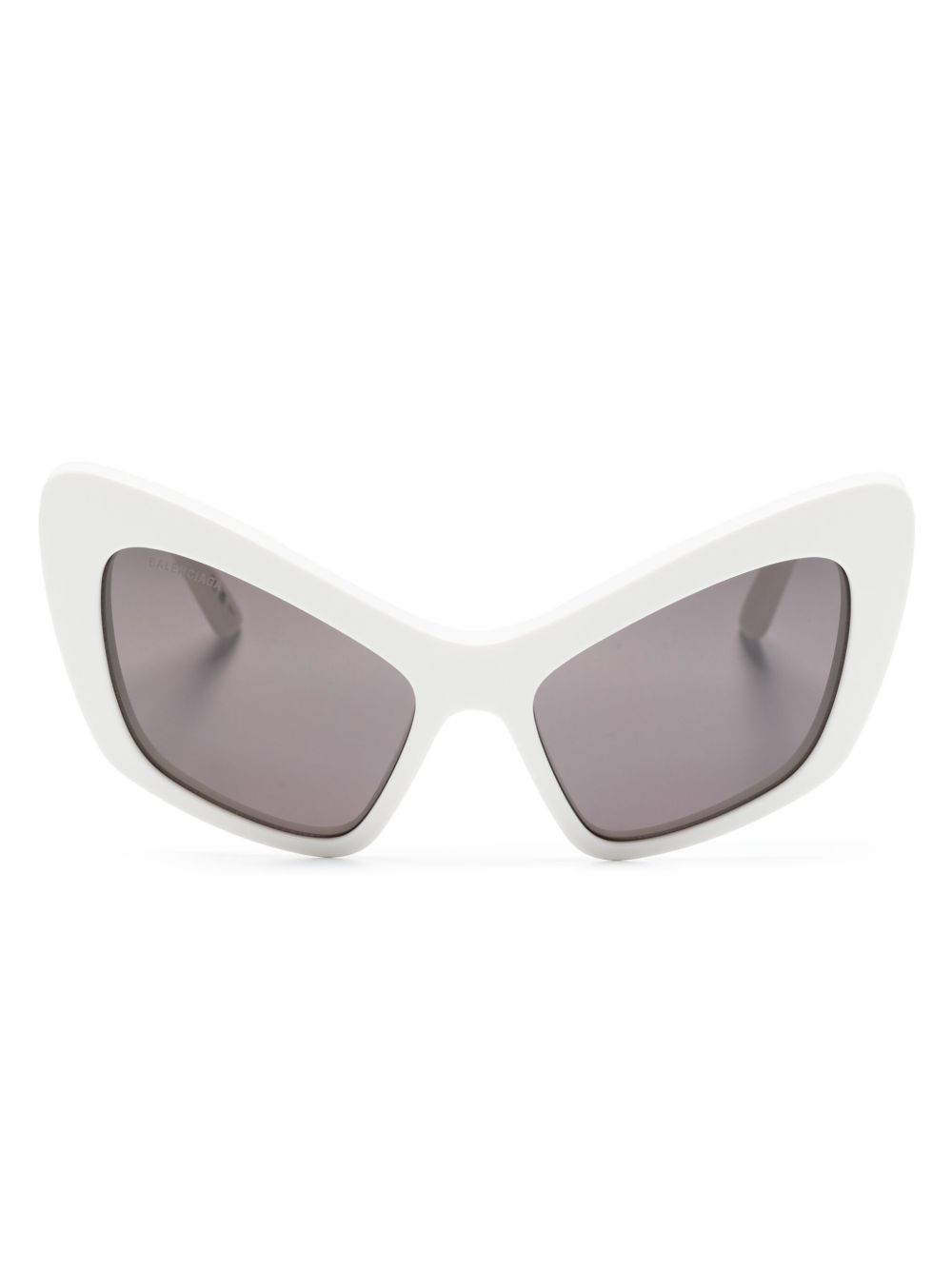 Balenciaga Eyewear Monaco 猫眼框太阳眼镜 - 白色