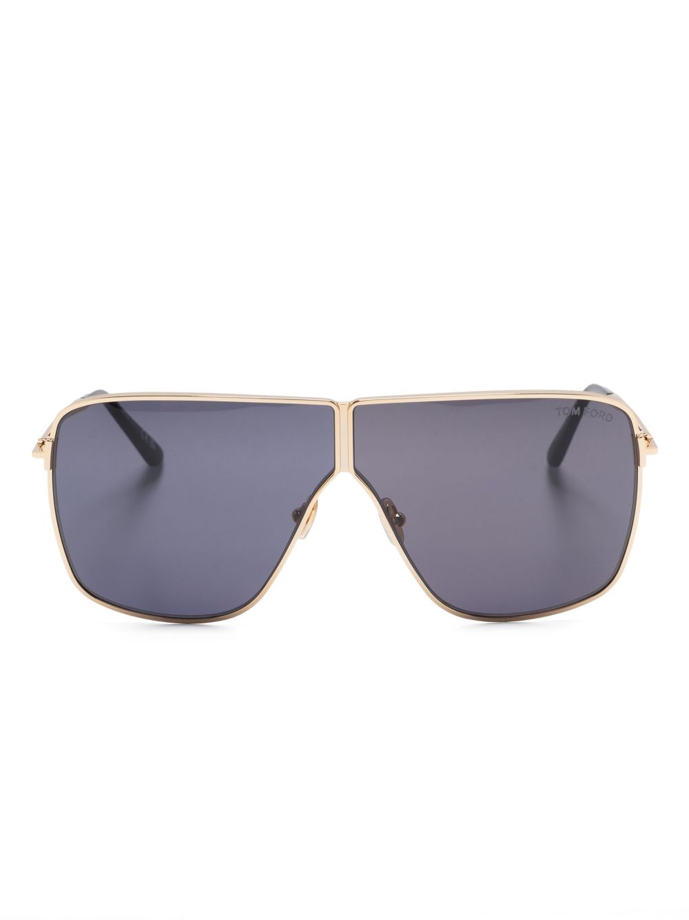 TOM FORD Eyewear FT1159 飞行员镜框太阳眼镜 - 金色