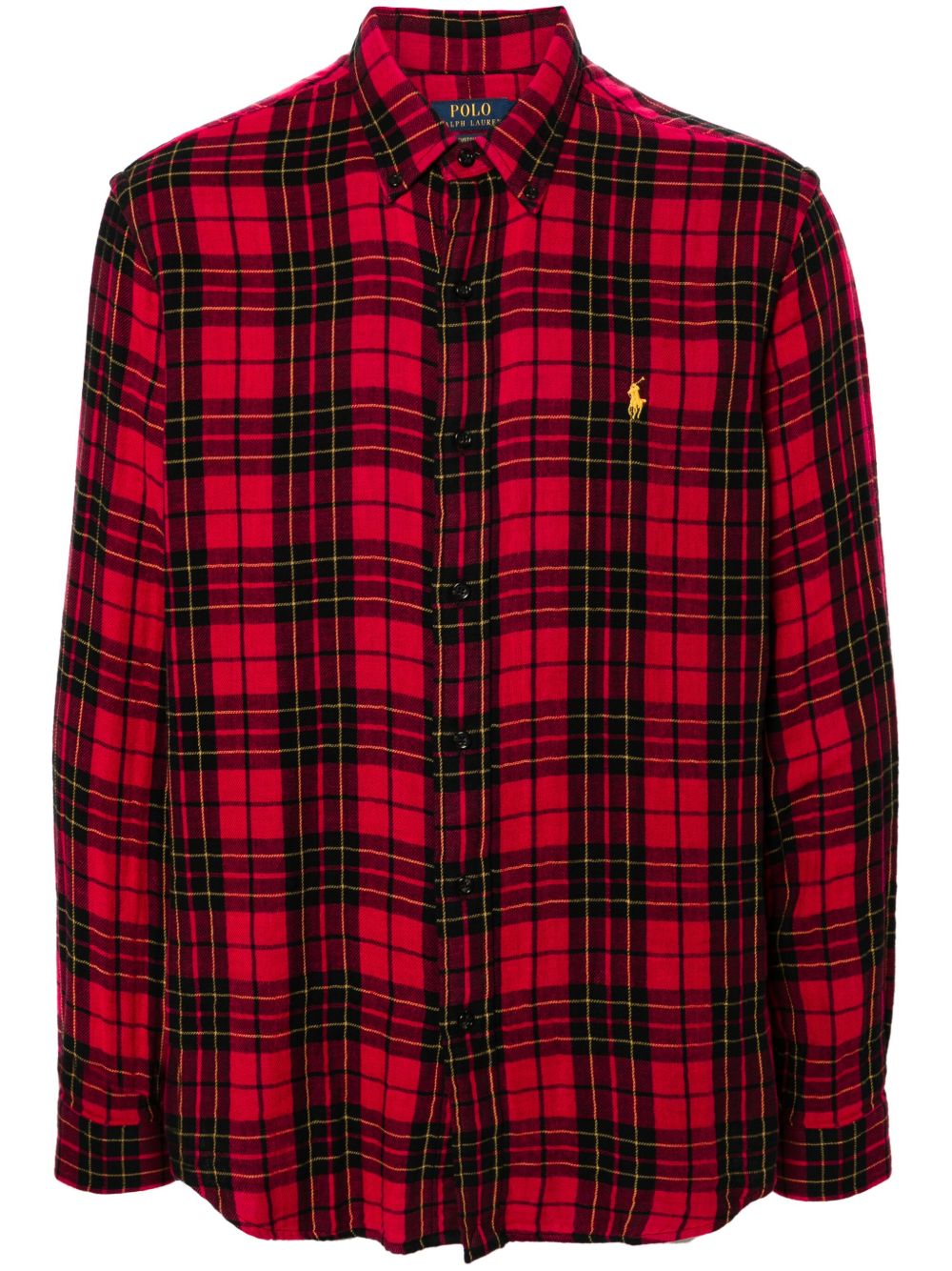Polo Ralph Lauren 格纹双面衬衫 - 红色