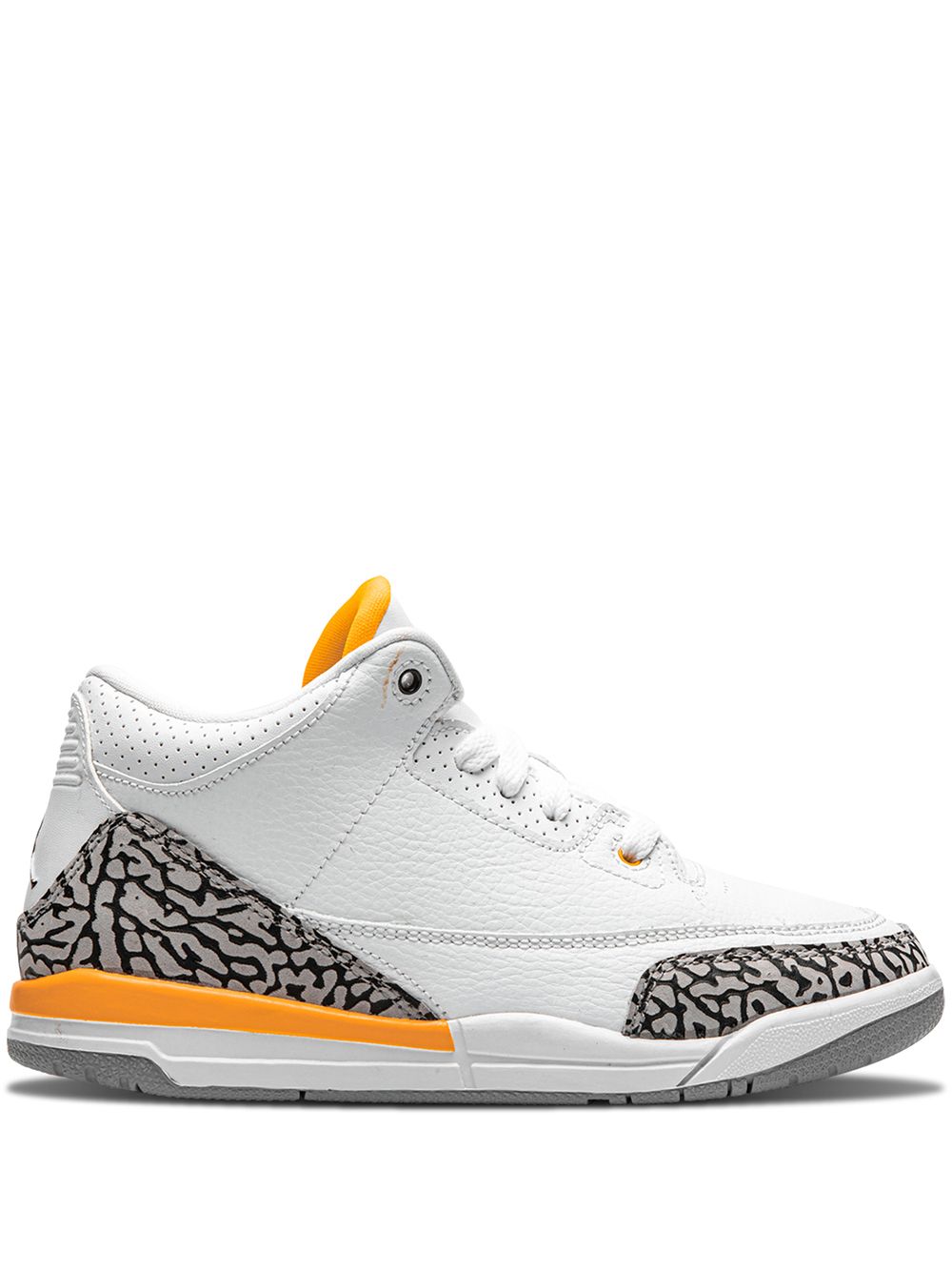 Jordan Kids "Air Jordan 3 ""Laser Orange"" 运动鞋" - 白色