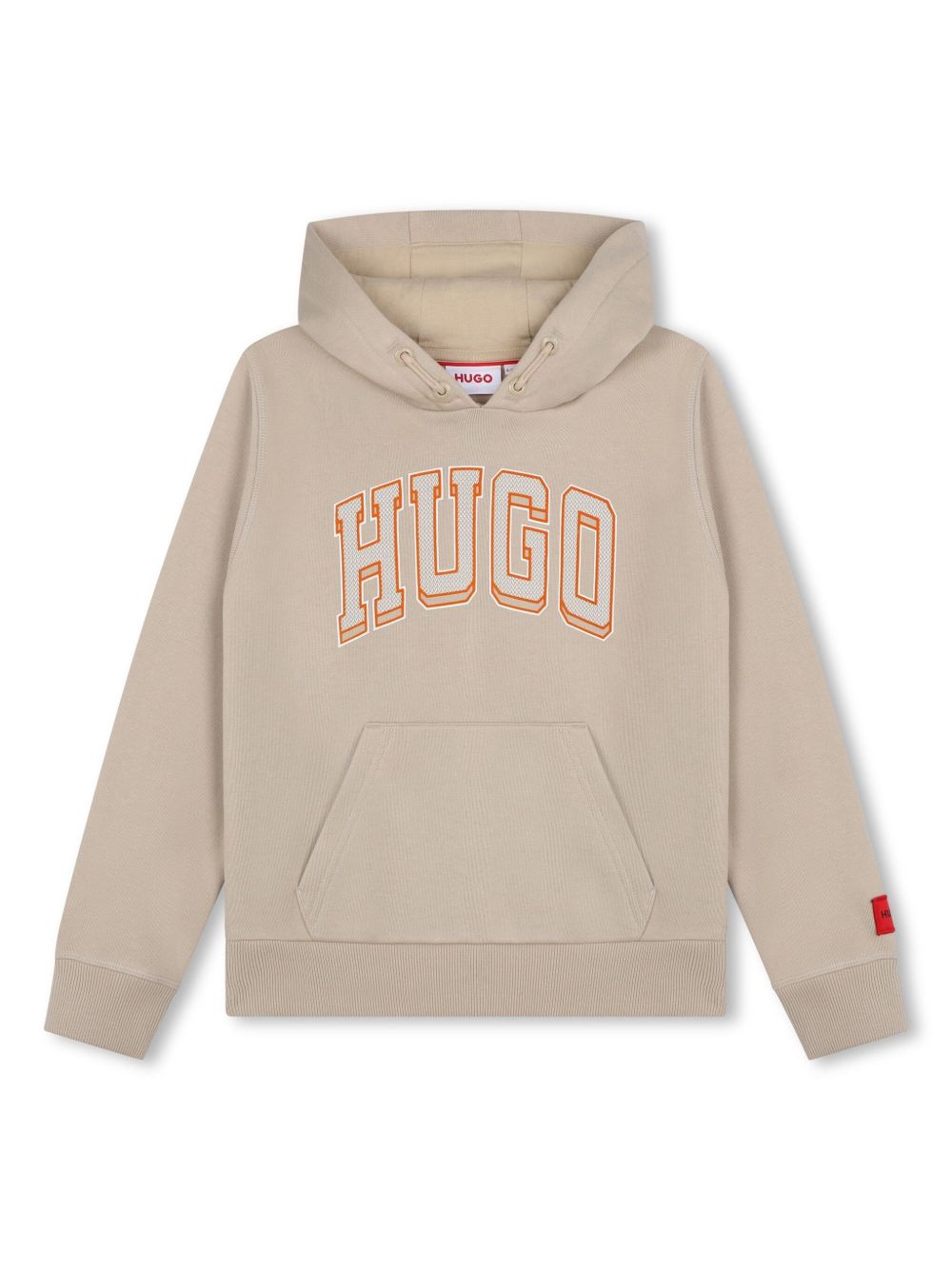HUGO KIDS logo印花连帽衫 - 中性色