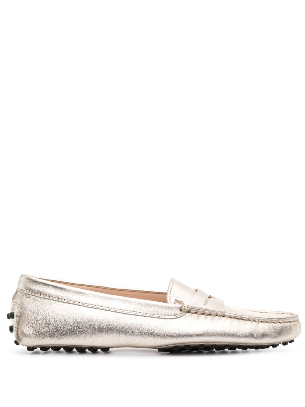 Tod's Gommino 皮质乐福鞋 - 金色