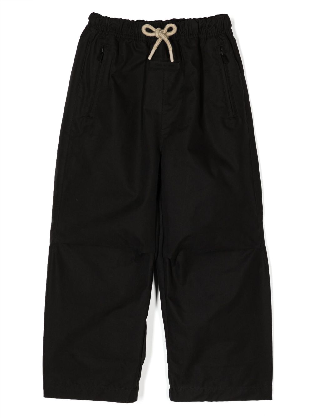 FEAR OF GOD ESSENTIALS KIDS 抽绳阔腿裤 - 黑色