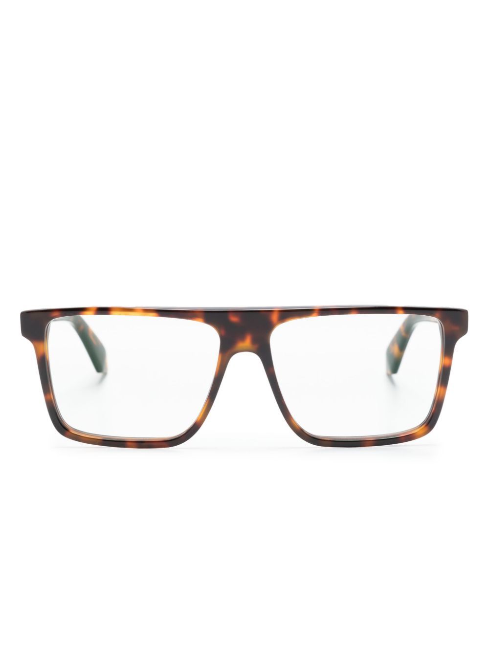 Off-White Eyewear 方框眼镜 - 褐色