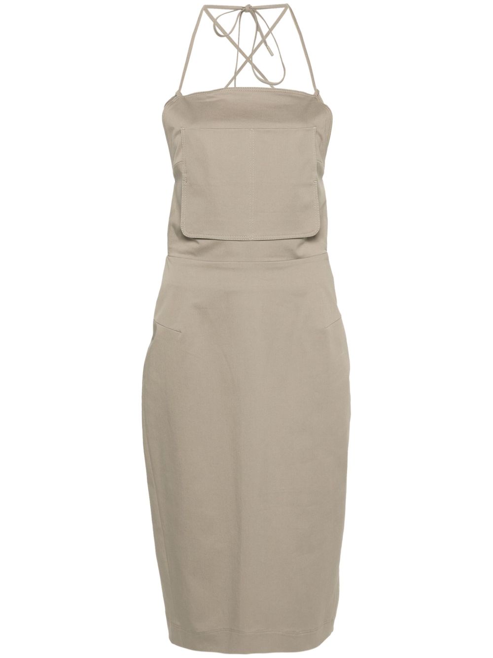 Max Mara Workwear 中长连衣裙 - 绿色