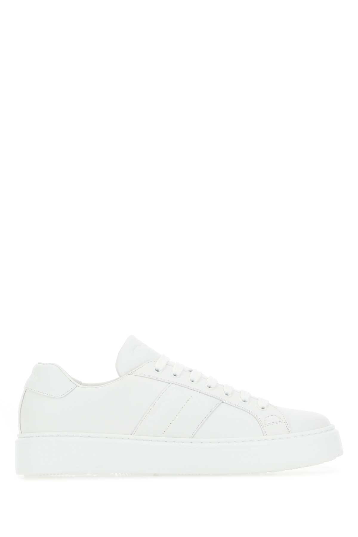 Church's White Leather Mach 3 Sneakers