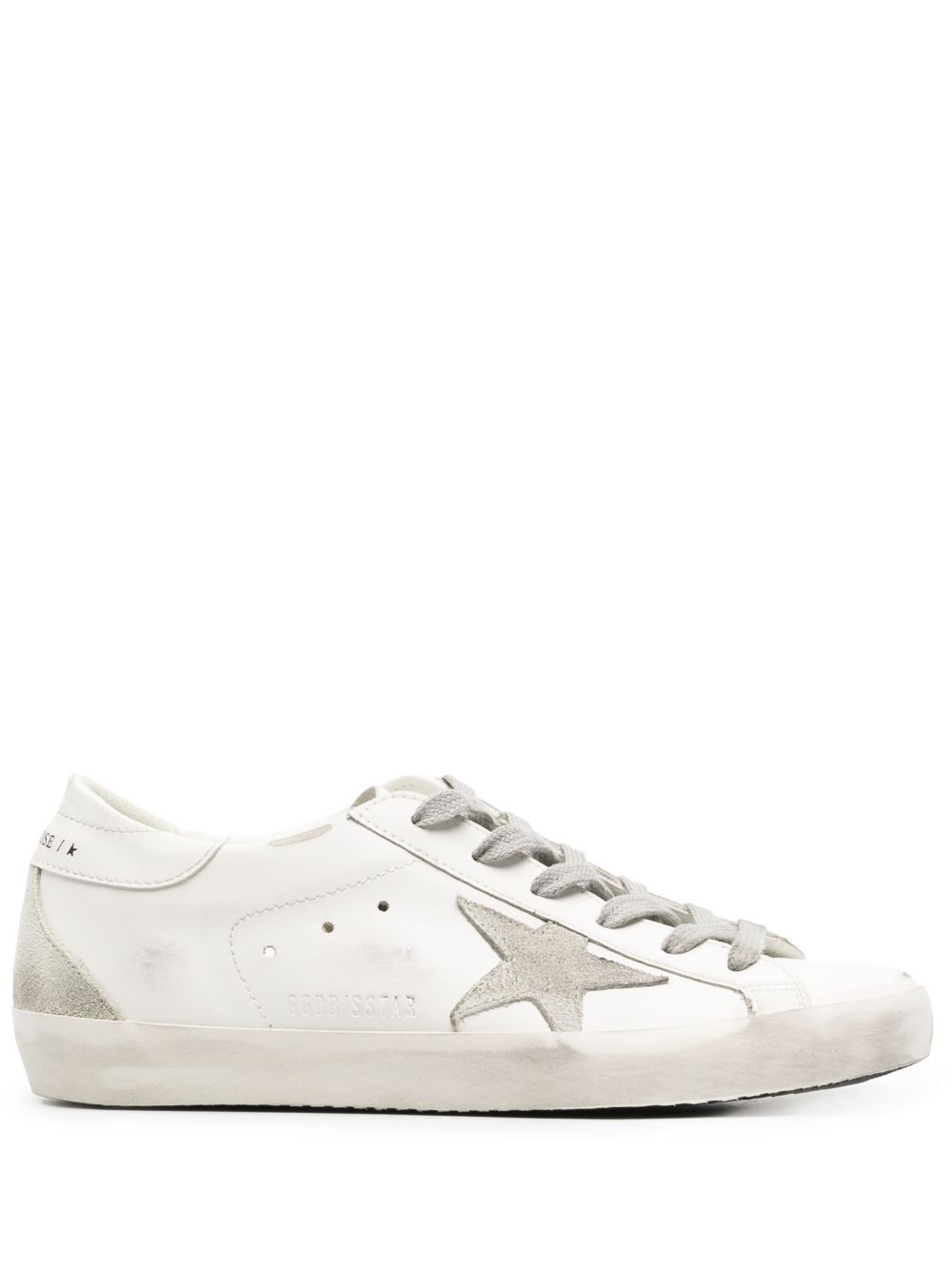Golden Goose Super-Star 低帮皮质运动鞋 - 白色