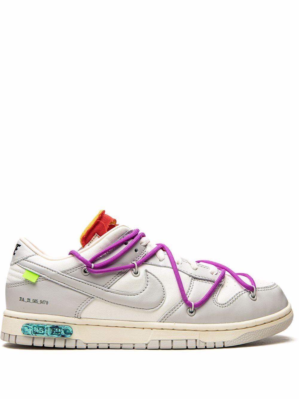 Nike X Off-White x Off-White Dunk Low 板鞋 - 灰色