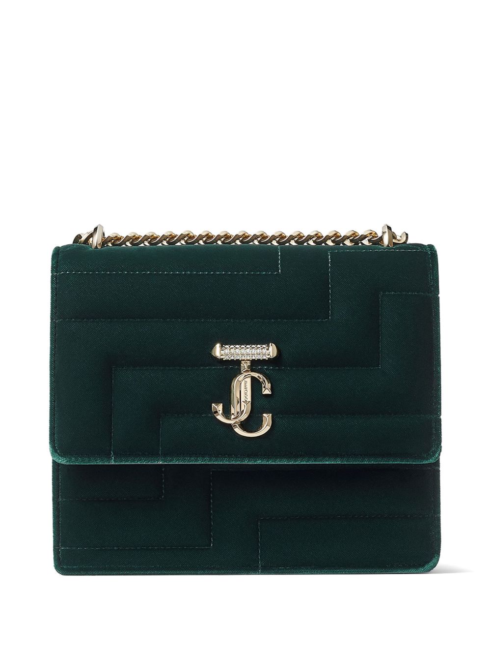 Jimmy Choo Avenue Quad 单肩包 - 绿色