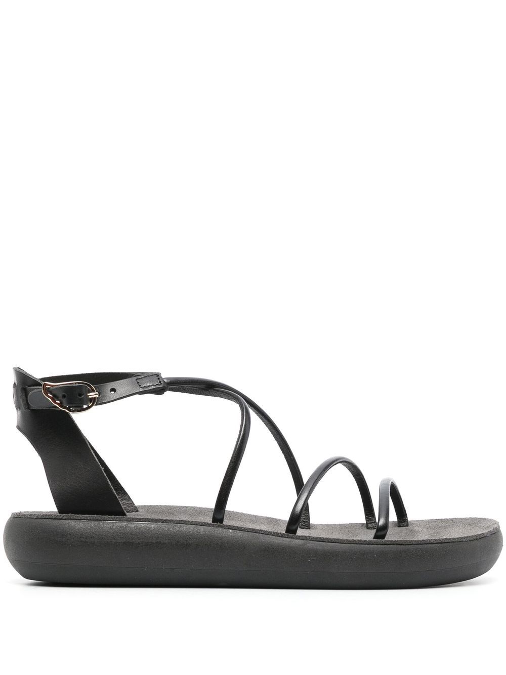 Ancient Greek Sandals Anastasia 露趾凉鞋 - 黑色