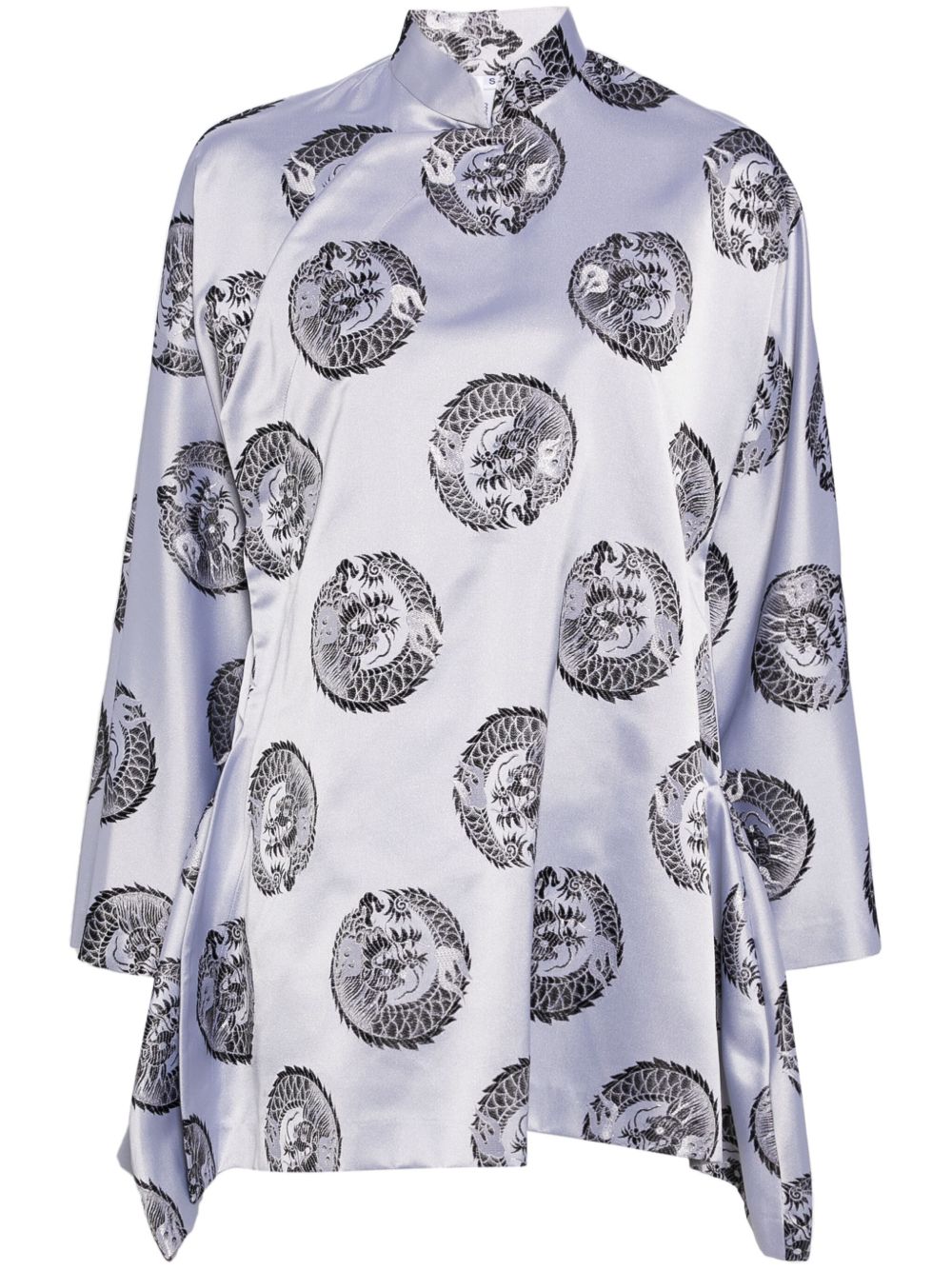 Comme Des Garçons Comme Des Garçons 刺绣连衣裙 - 灰色