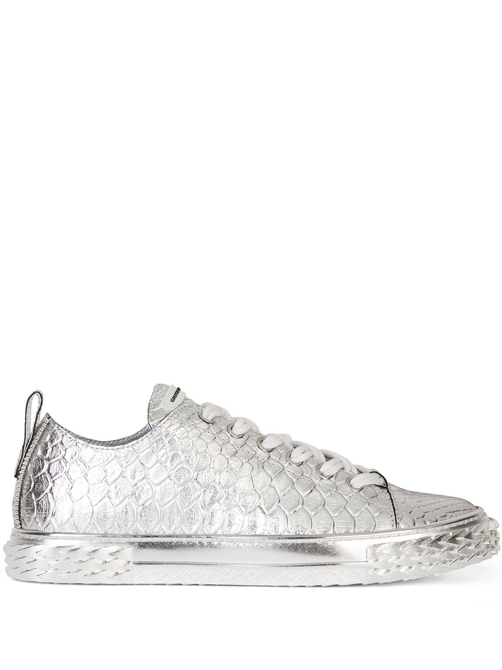 Giuseppe Zanotti Blabber 低帮板鞋 - 银色