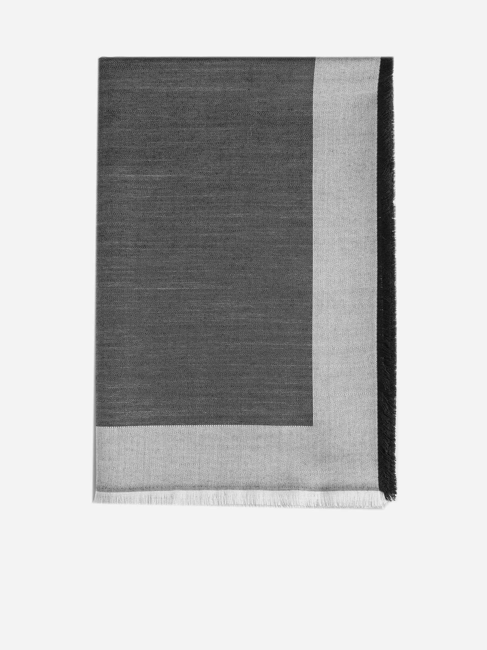 Givenchy Logo Silk And Wool Shawl