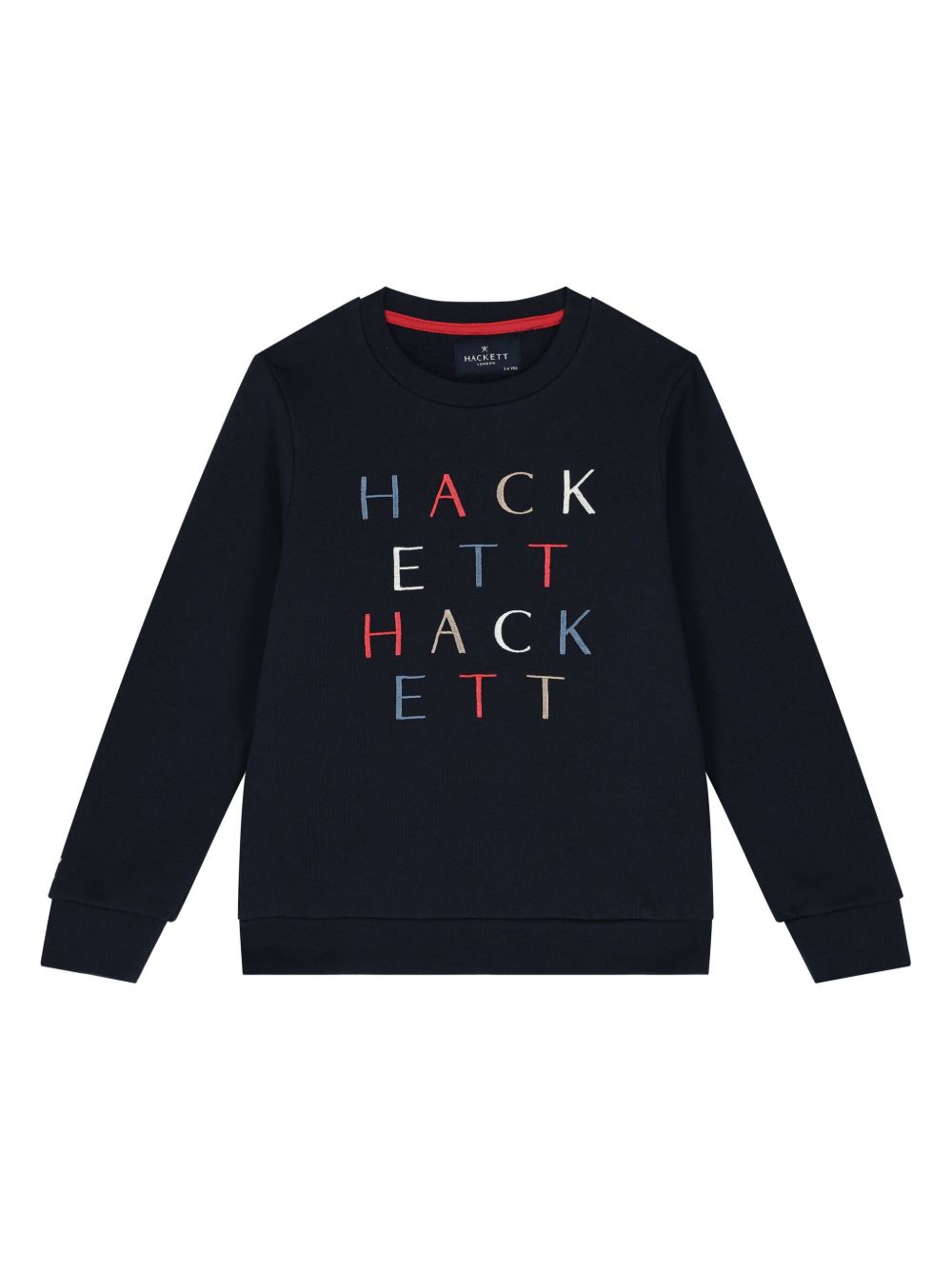 Hackett Kids logo刺绣卫衣 - 蓝色