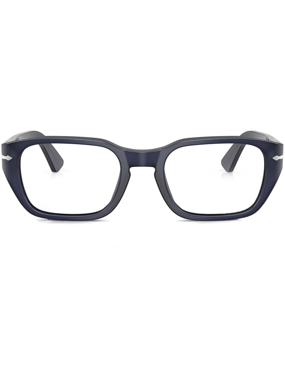 Persol 长方形镜框眼镜 - 蓝色