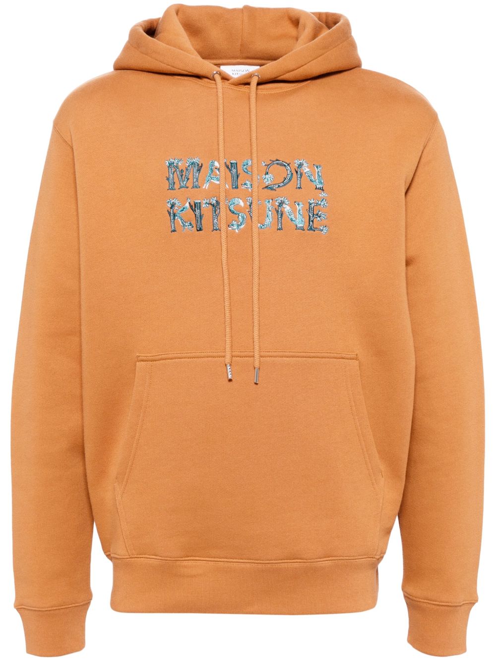 Maison Kitsuné Wooland Alphabet Comfort 连帽衫 - 橘色