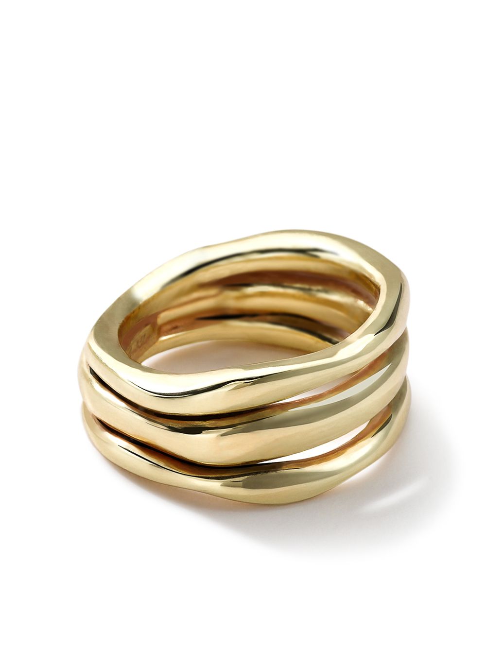 IPPOLITA 18K金曲线戒指 - 金色