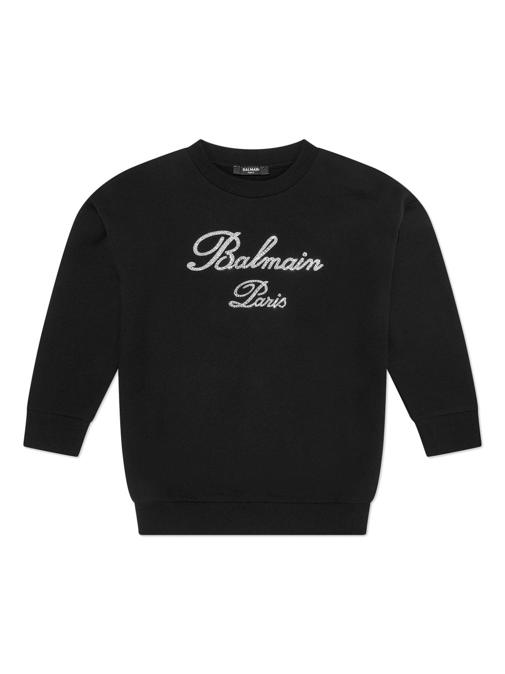 Balmain Kids 晶饰卫衣 - 黑色