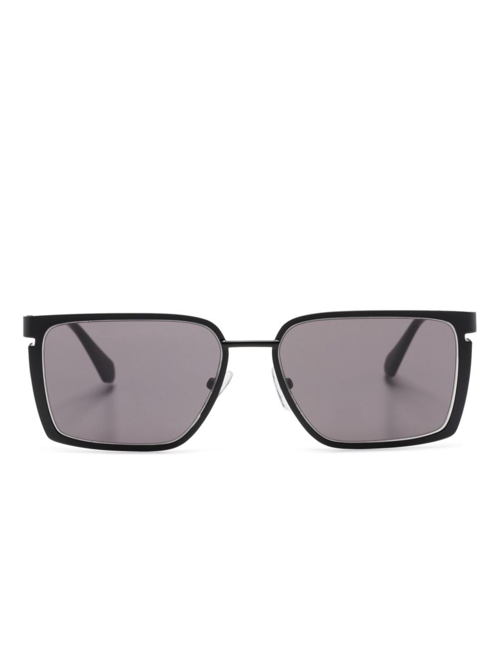 Off-White Eyewear Yoder 长方形框太阳眼镜 - 黑色