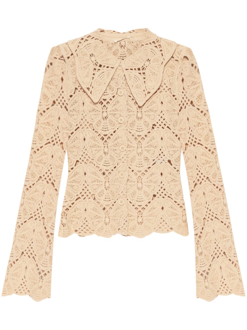 By Malene Birger Gwenevere钩编针织上衣 - 中性色