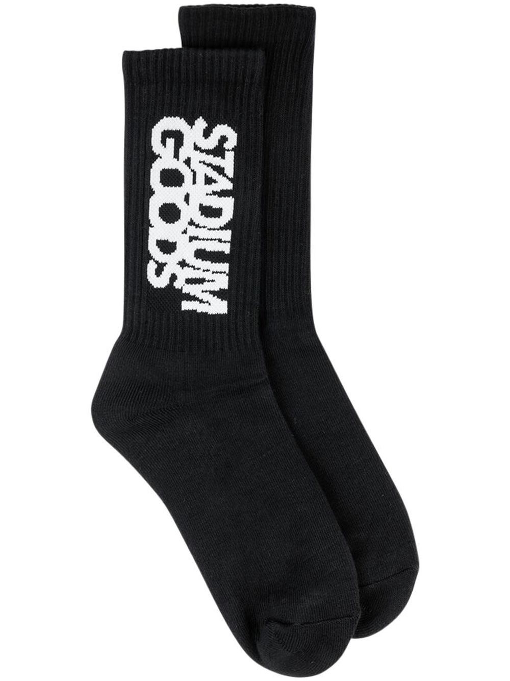 STADIUM GOODS® logo印花针织袜 - 黑色