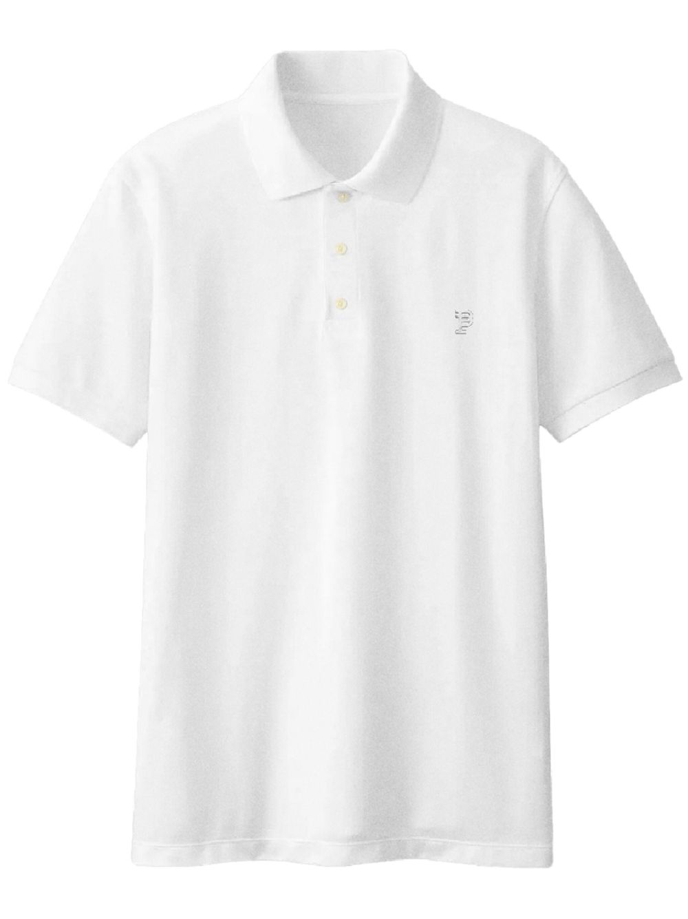Purple Brand logo标牌珠地布polo衫 - 白色