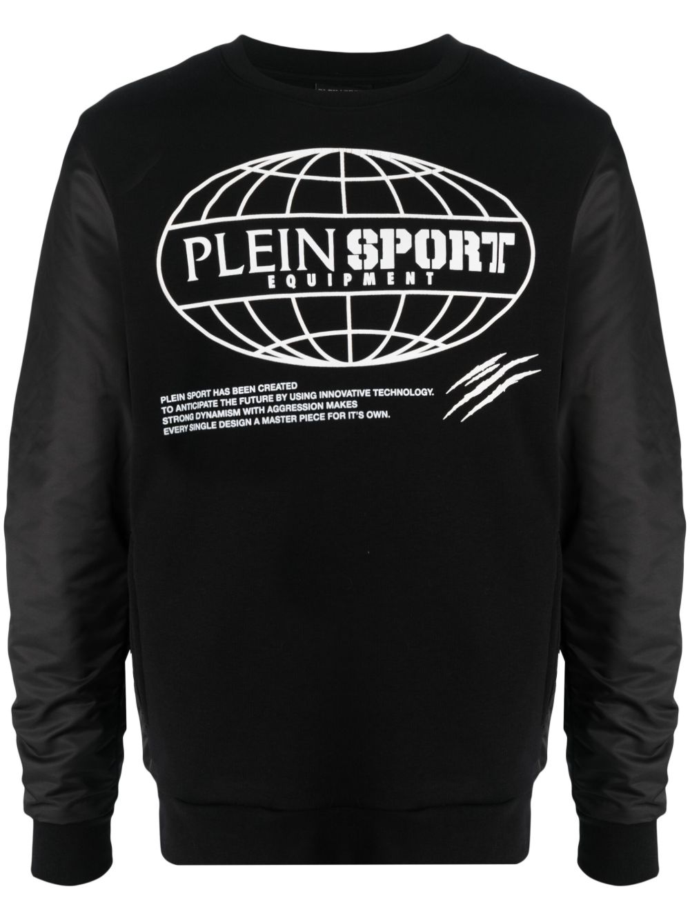 Plein Sport Global Express Edition 棉卫衣 - 黑色