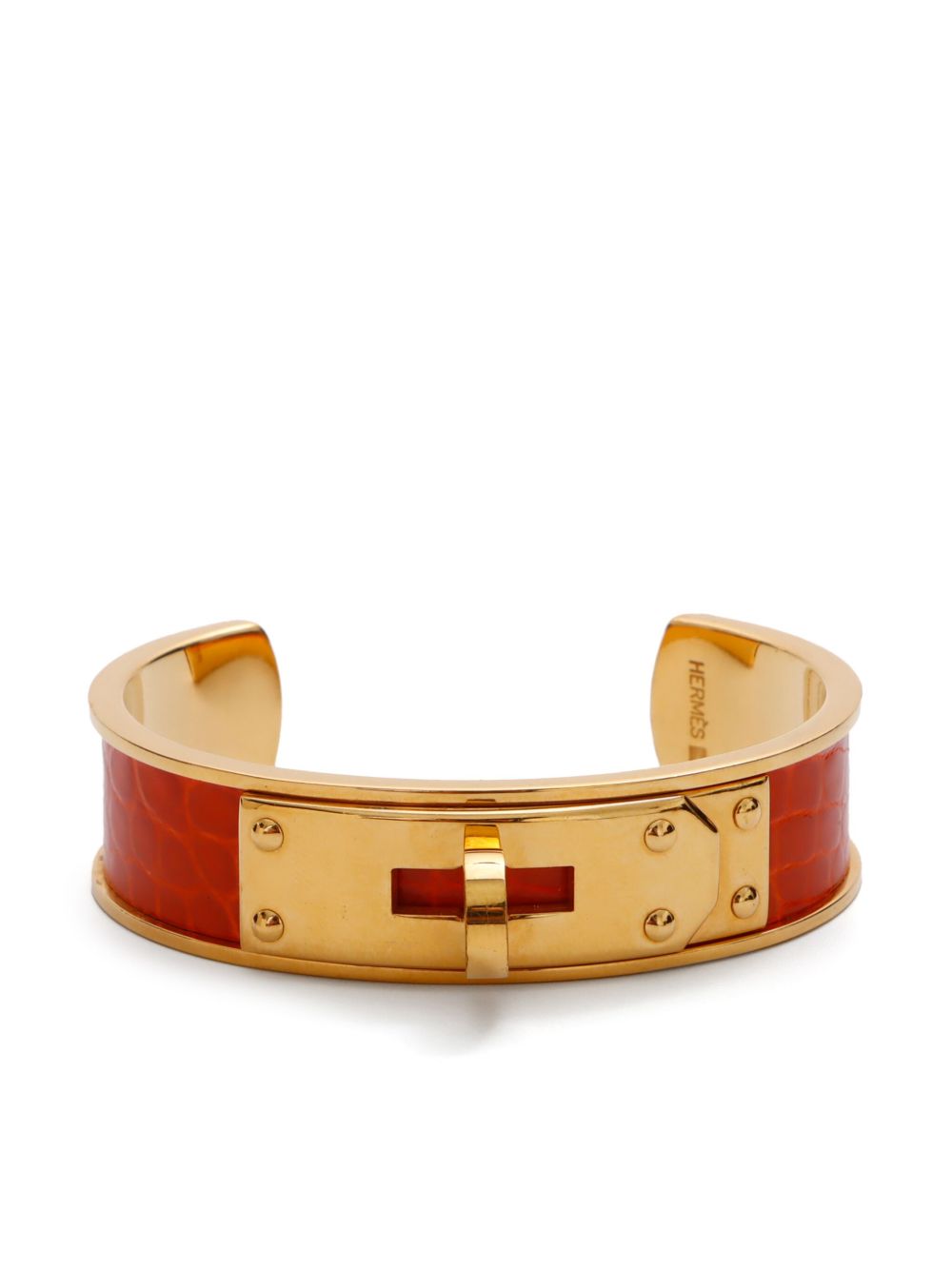 Hermès Pre-Owned Kelly 手镯（2000年代典藏款） - 金色