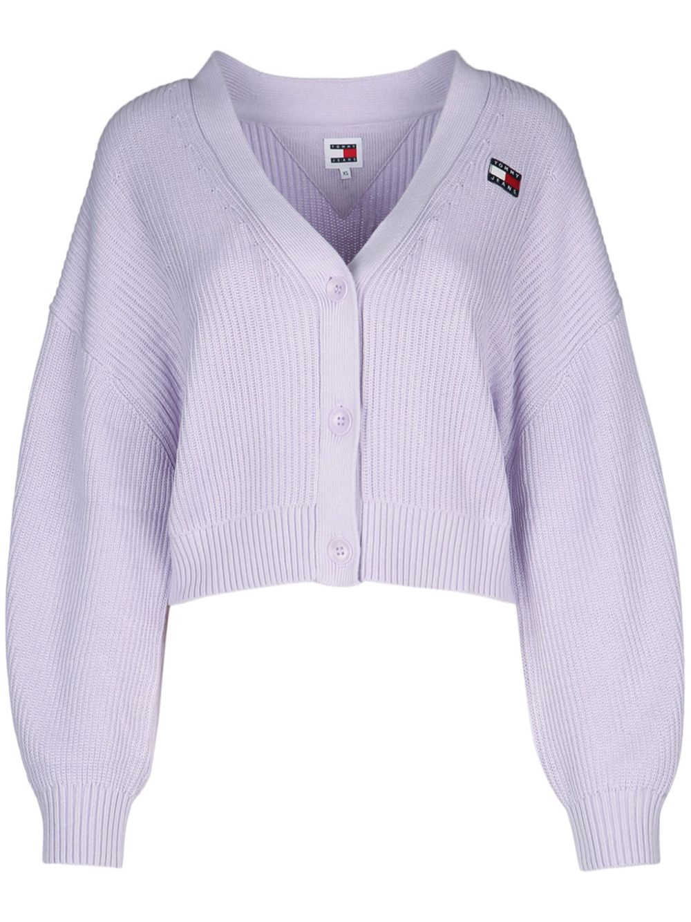 Tommy Jeans 短款开衫 - 紫色